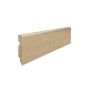 Plinthe à emb,15x80mm 2,2m Cube MDF Chêne Bari puro