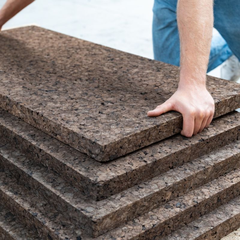 Liège expansé, panneau surcomprimé 170-190 kg/m³ 1000x500mm - AMORIM