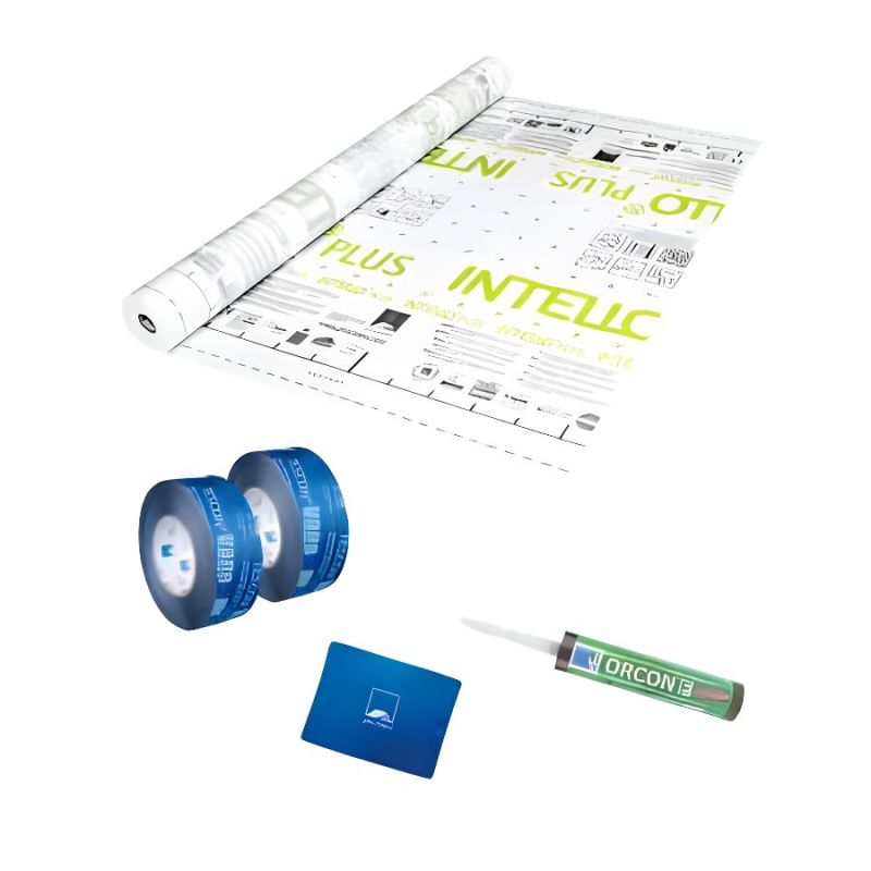 Pack frein vapeur Intello Sd 0,25 à 25 mavec armature (1.5x50m) - 2x75m²