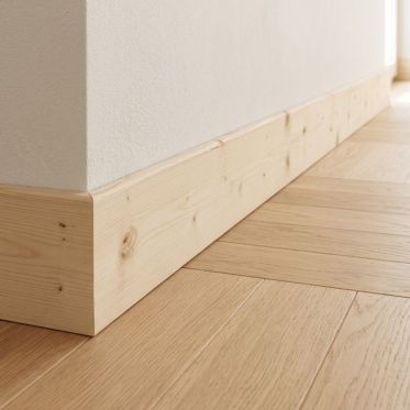 Plinthe arrondie bois sapin 10x70mm