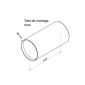 Tube de montage rond DN 315 mm et L.600 mm pour ComfoSpot 50