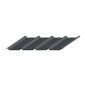 Tôle couverture acier TOP4-40 - Bac acier gris anthracite 0,75mm