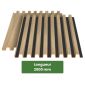 ONWOOD BARO 710 Chêne Clair avec Bandes Noires - 2500mm