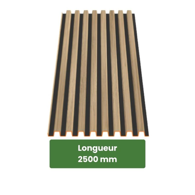 Onwood Baro mini 360 - Chêne clair bandes noires - 2500mm