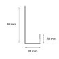 Profil finition universel - Plus - XL45+40 pour Onwood Baro 710 - dimensions