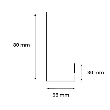 Profil finition universel - Plus - S25+40 S25 pour Onwood Baro mini 360 - dimensions