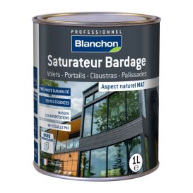 Saturateur bardage opaque Blanchon 1L - aspect mat poudré - teintée